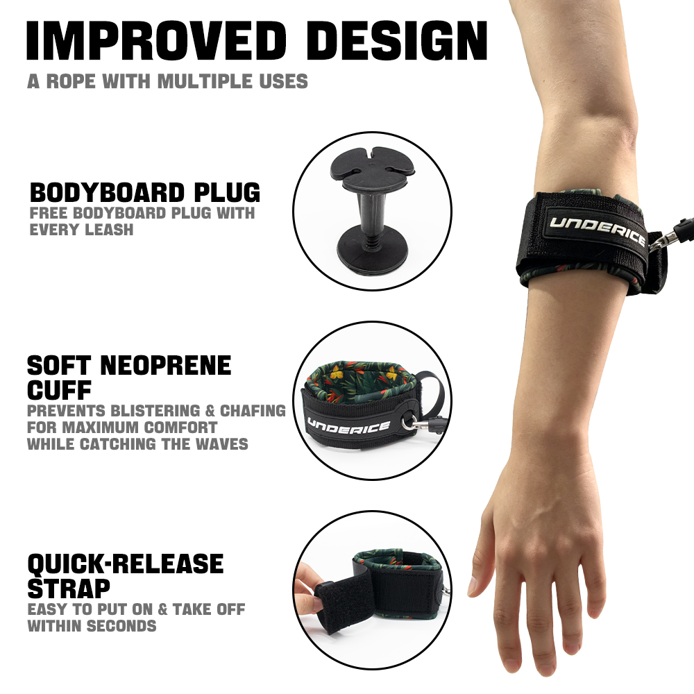 TPU Surfboard Leash Adjustable - đánh giá và giá Surfboard Leash
