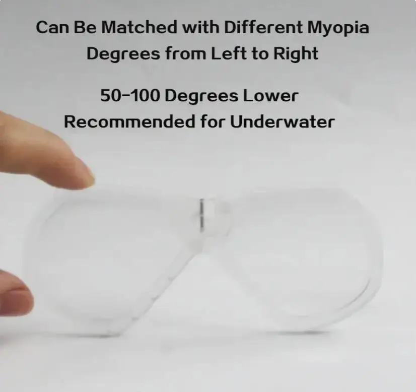 Myopia Lenses Snorkeling All-d - đánh giá và giá Goggles Swim