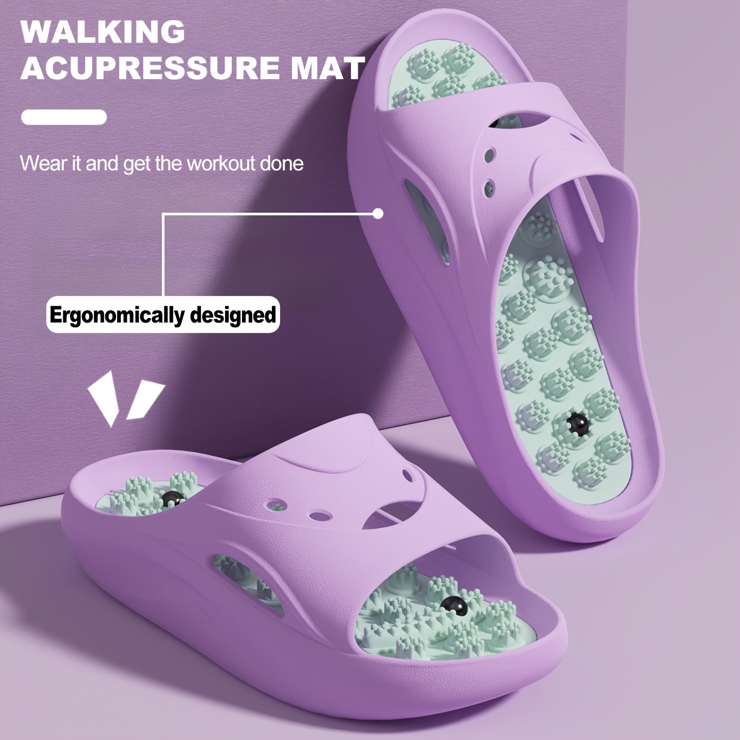 Women Men EVA Massage Slippers - đánh giá và giá Water Shoes