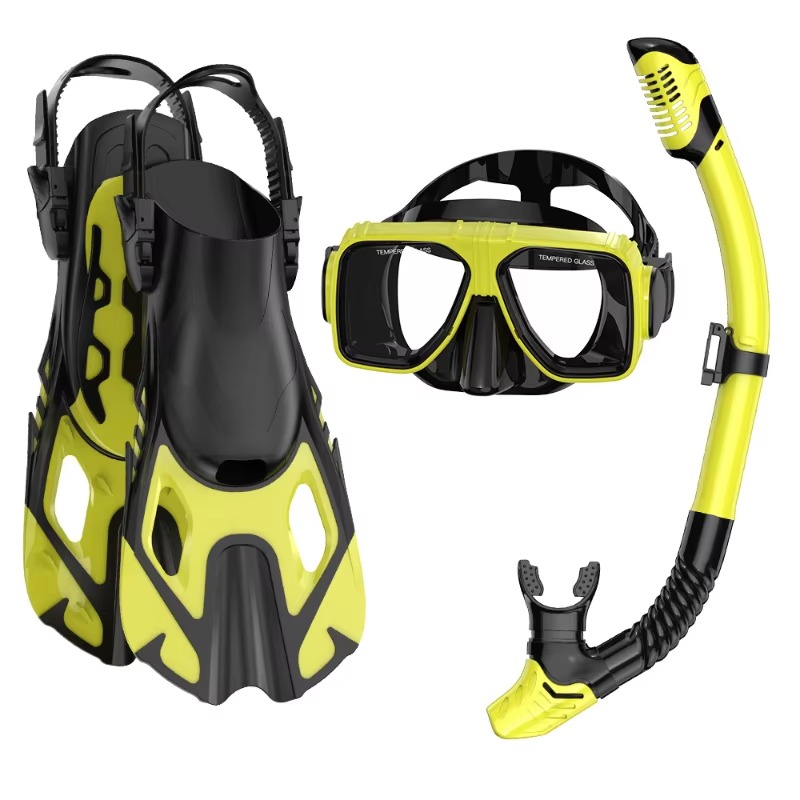 Professional 3-Piece Snorkel D - đánh giá và giá Swim Fins