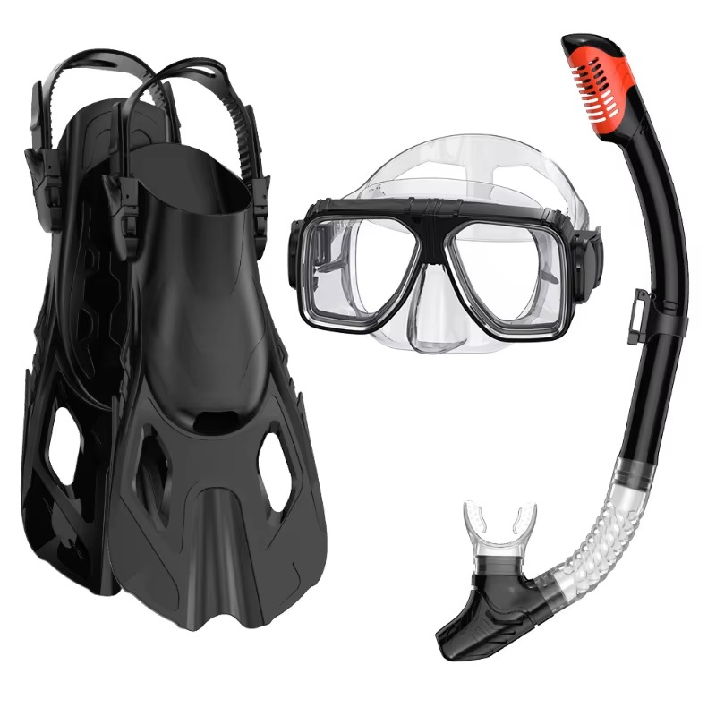 Professional 3-Piece Snorkel D - đánh giá và giá Swim Fins