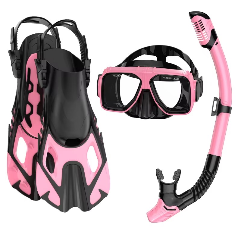 Professional 3-Piece Snorkel D - đánh giá và giá Swim Fins