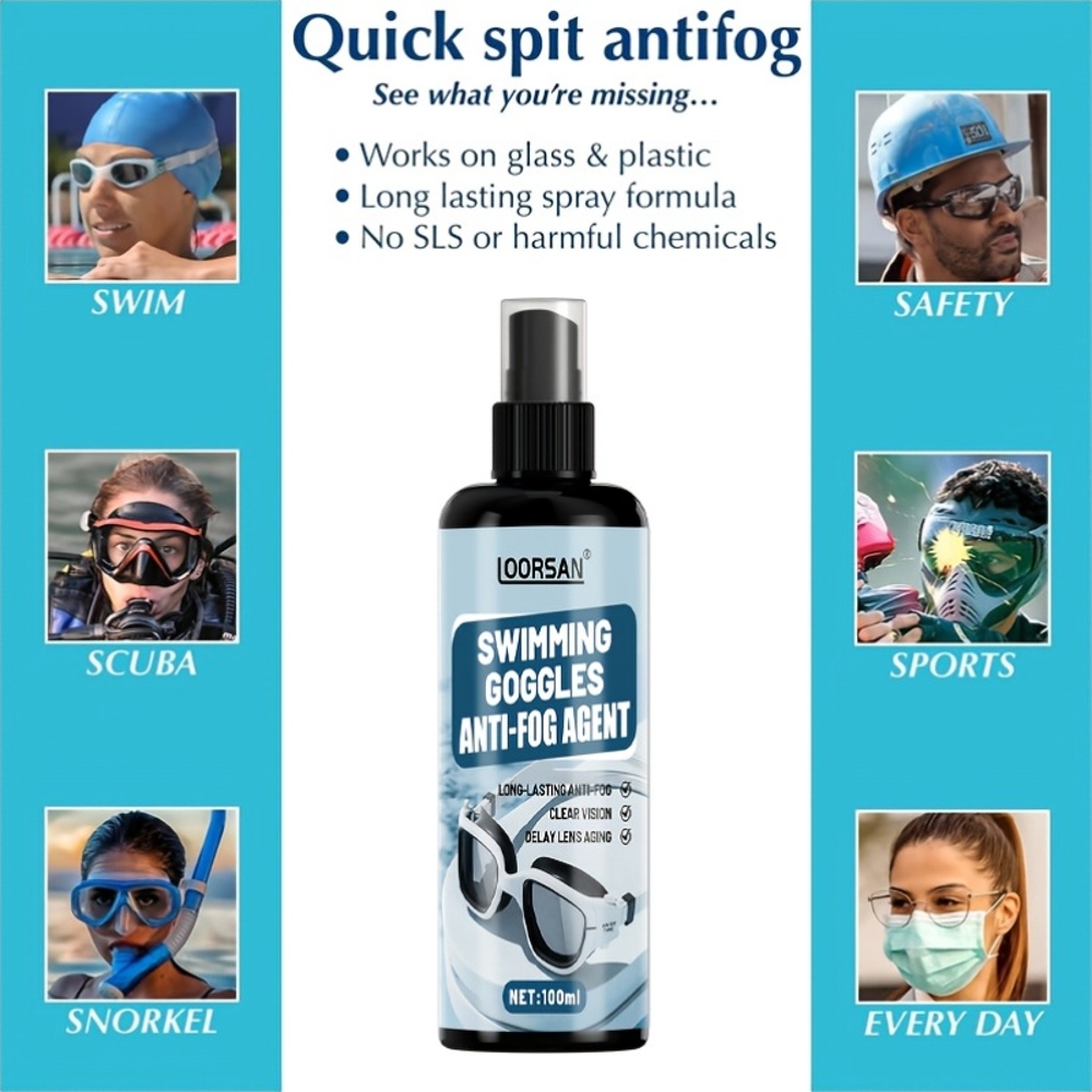 LOORSAN 100ML Goggles Anti-Fog - đánh giá và giá Goggles Swim