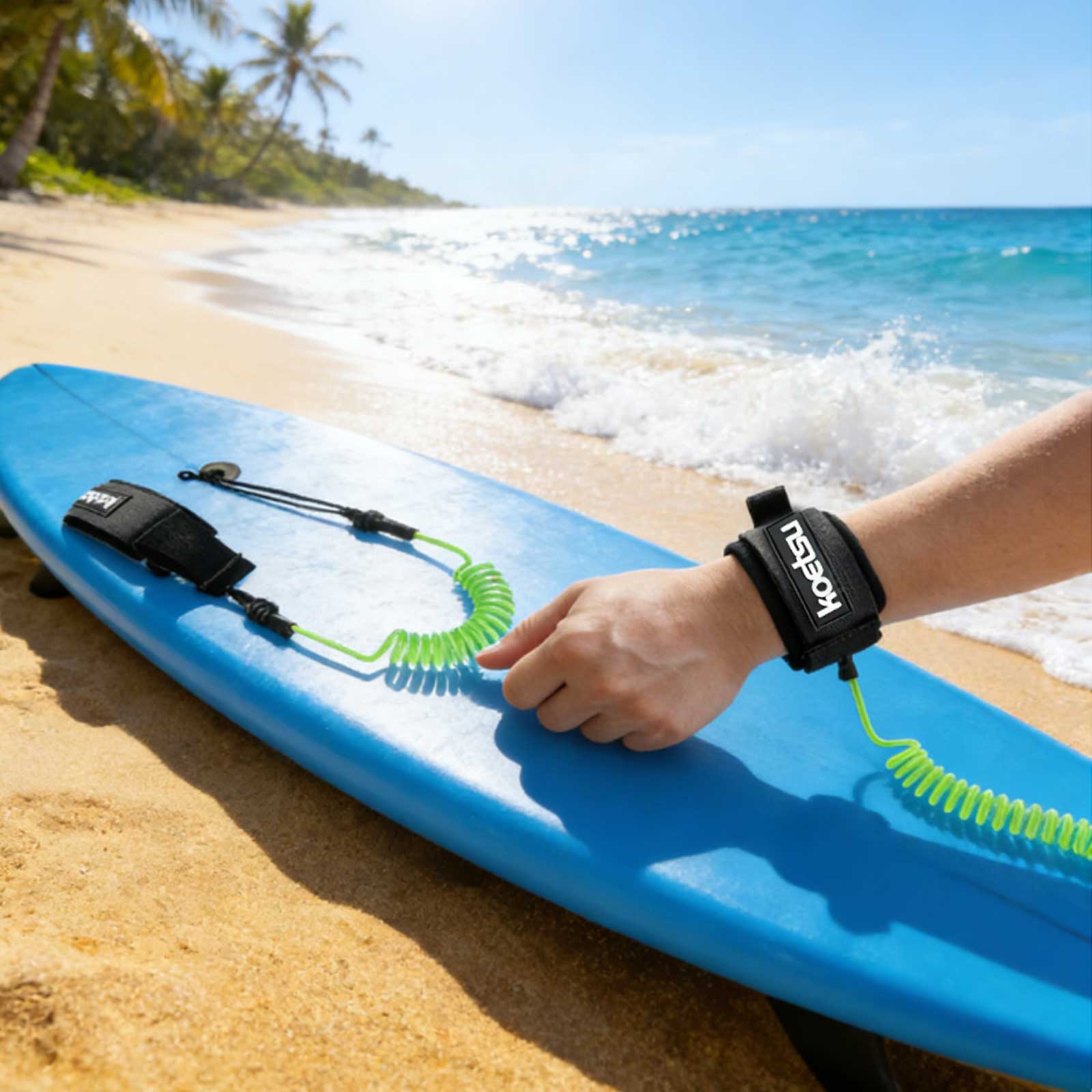 SUP Paddle Board Leash TPU Mat - đánh giá và giá Surfboard Leash